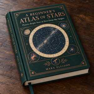 Show the cover of A Beginner’s Atlas of Stars.