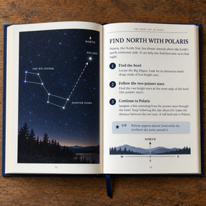 Show the sample page of The Night Sky at Hand.